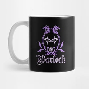 D&D Warlock Simple Class Emblem Mug